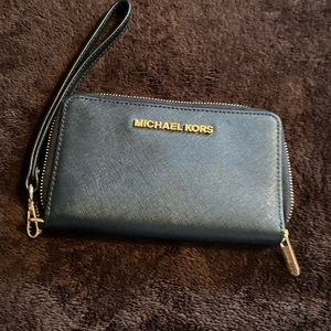 Wristlet black wallet. Never used